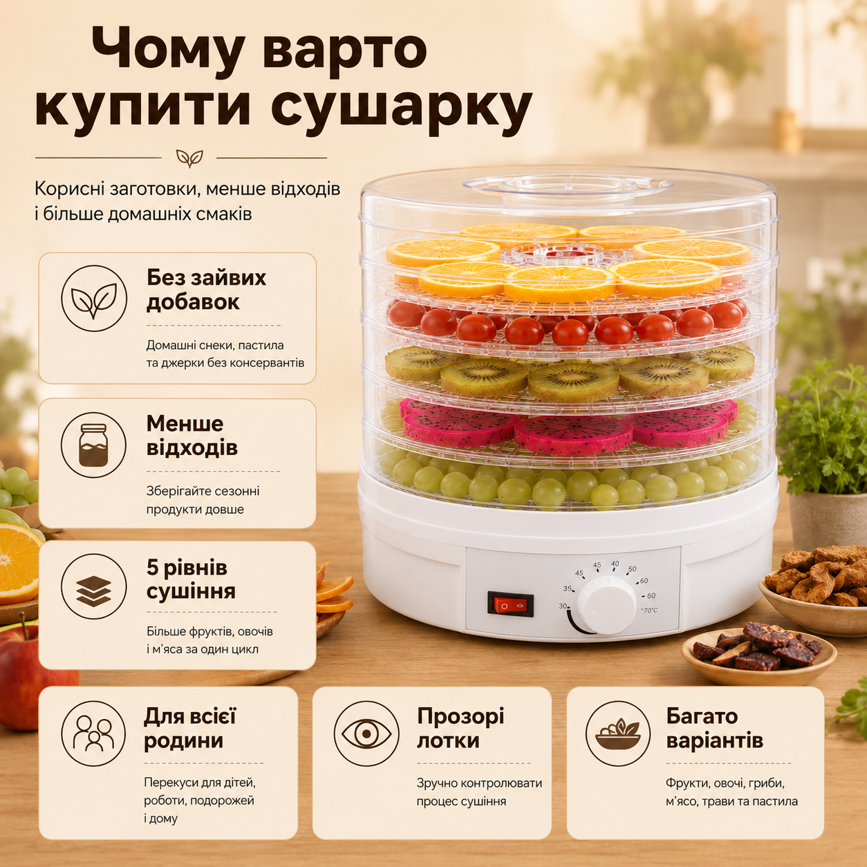 Чому варто купити сушарку
